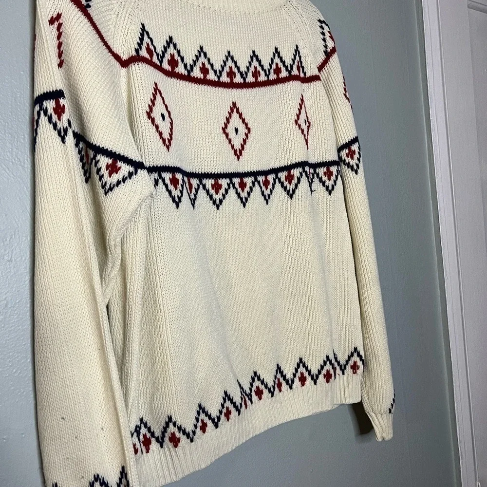 Mancraft‎ knits Nordic pattern acrylic ski sweater